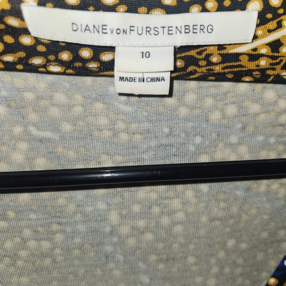 Diane Von Furstenberg Multicolor Long Sleeve Dress - Picture 2 of 3